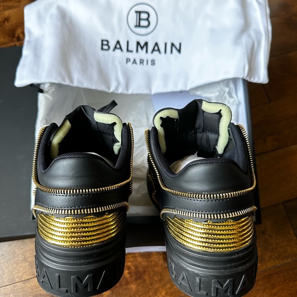 Balmain_B Court Mid Top Rubber Leather and Zip - Picture 5 of 5